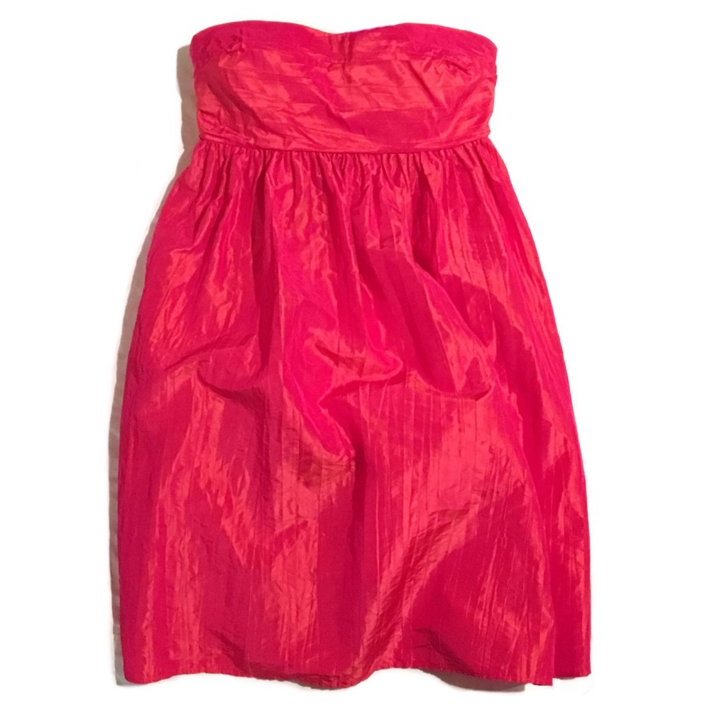 Calypso St. Barth Pink Silk Mini Dress Magenta - Picture 1 of 4